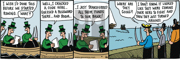 Overboard on Wednesday July 9, 2014 Comic Strip
