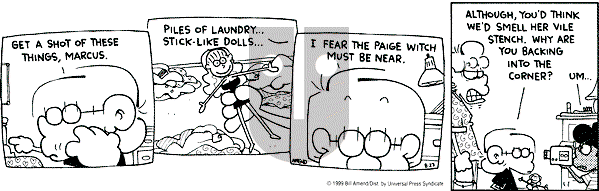 FoxTrot on Sunday October 31, 1999 Comic Strip