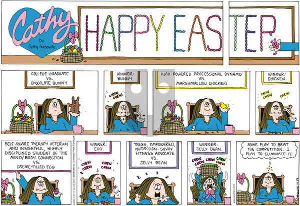 Cathy Classics on Sunday April 20, 2025 Comic Strip