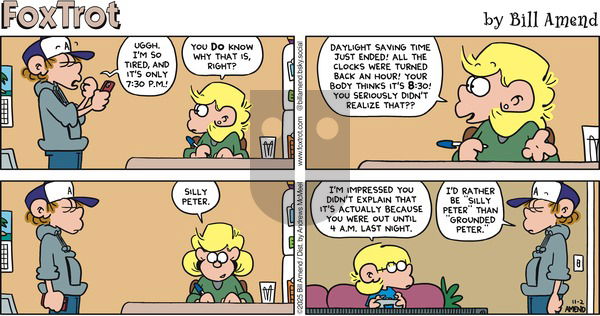 FoxTrot on Sunday November 2, 2025 Comic Strip