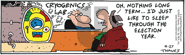 Frank and Ernest - Tuesday April 27, 2004 Comic Strip