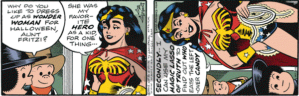Nancy on Tuesday October 30, 2012 Comic Strip