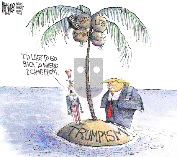 Matt Davies on Friday July 19, 2019 Comic Strip