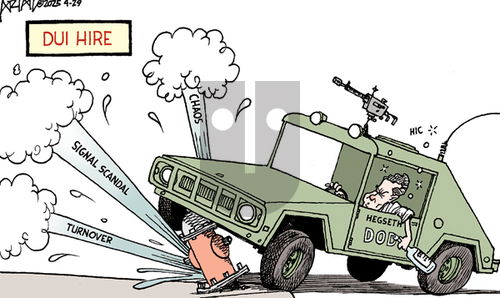 Robert Ariail - Tuesday April 29, 2025 Comic Strip
