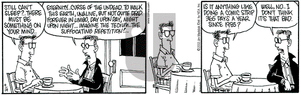 Monty - Thursday September 19, 2002 Comic Strip