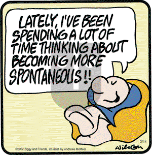 Ziggy - Monday March 14, 2022 Comic Strip