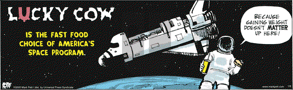 Lucky Cow - Saturday January 8, 2005 Comic Strip