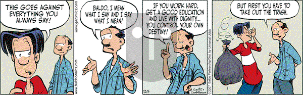 Baldo - Monday December 5, 2011 Comic Strip
