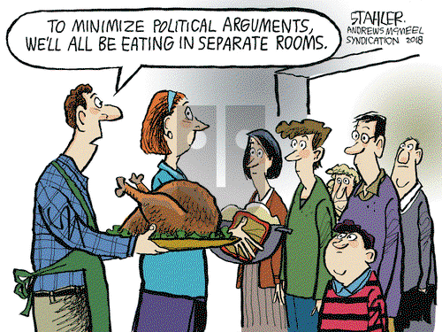 Jeff Stahler on Tuesday November 20, 2018 Comic Strip