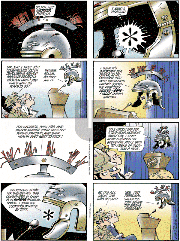 Doonesbury - Sunday September 18, 2005 Comic Strip