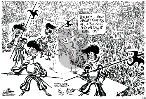 Pat Oliphant on Tuesday November 28, 2006 Comic Strip