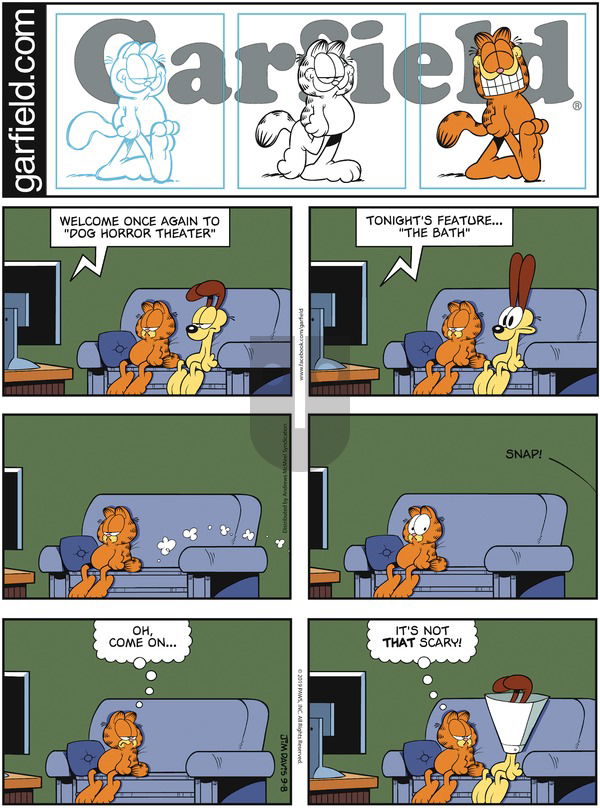 Garfield on Sunday September 8, 2019 Comic Strip