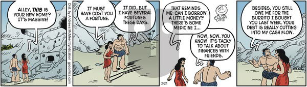Alley Oop - Wednesday February 21, 2024 Comic Strip