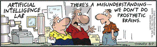 Frank and Ernest on Saturday August 7, 2010 Comic Strip