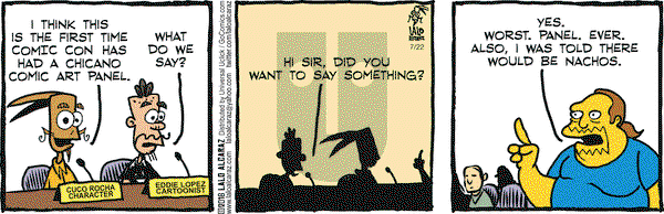 La Cucaracha on Friday July 22, 2016 Comic Strip