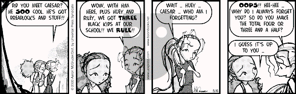 The Boondocks on Saturday December 8, 2007 Comic Strip