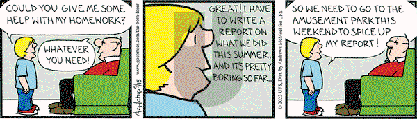 The Born Loser on Friday September 15, 2023 Comic Strip