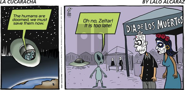 La Cucaracha on Sunday November 5, 2017 Comic Strip