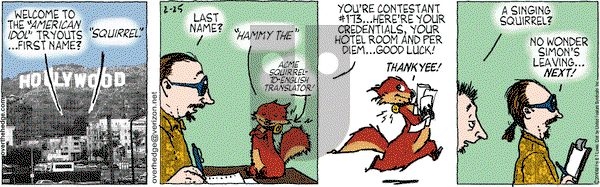 Over the Hedge on Thursday February 25, 2010 Comic Strip