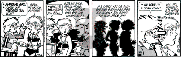 Doonesbury - Saturday December 16, 1989 Comic Strip