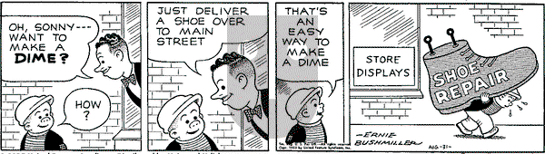 Nancy Classics on Monday August 31, 2015 Comic Strip