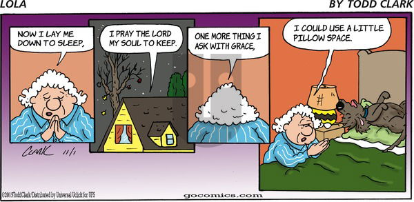 Lola on Sunday November 1, 2015 Comic Strip