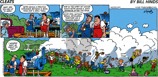 Cleats - Sunday September 8, 2002 Comic Strip