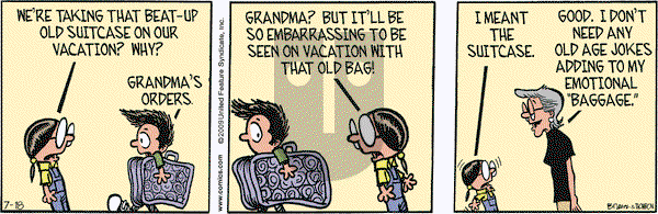 Grand Avenue on Saturday July 18, 2009 Comic Strip