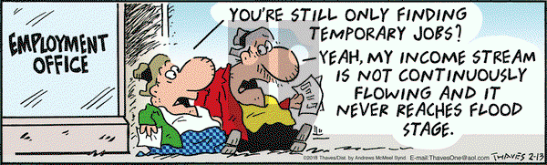 Frank and Ernest on Tuesday February 13, 2018 Comic Strip