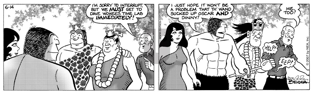 Alley Oop - Thursday June 14, 2007 Comic Strip