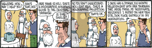 Monty on Wednesday February 11, 2009 Comic Strip