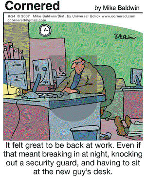 Cornered on Monday August 24, 2015 Comic Strip