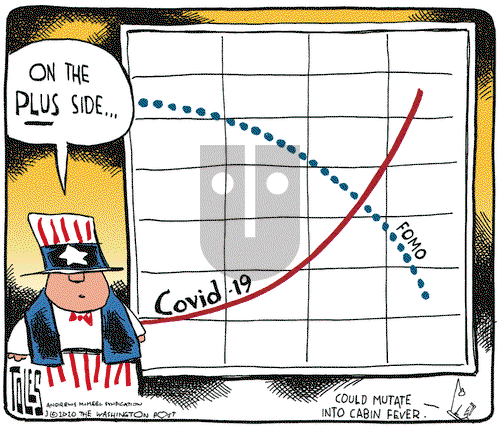 Tom Toles on Monday March 16, 2020 Comic Strip