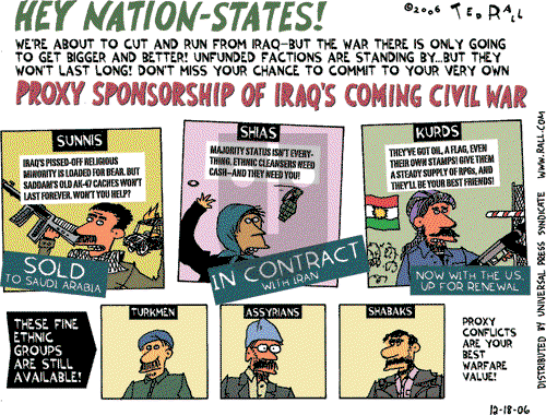 Ted Rall on Saturday December 30, 2006 Comic Strip