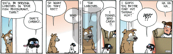 Get Fuzzy on Thursday December 3, 2009 Comic Strip