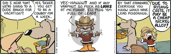 DeFlocked on Wednesday February 26, 2014 Comic Strip