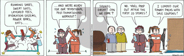 Cathy Classics - Friday November 23, 2007 Comic Strip