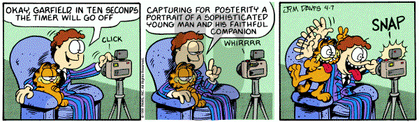 Garfield on Thursday April 7, 1988 Comic Strip