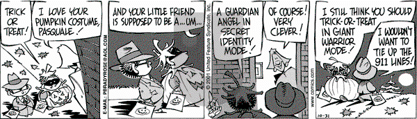 Rose is Rose on Wednesday October 31, 2001 Comic Strip