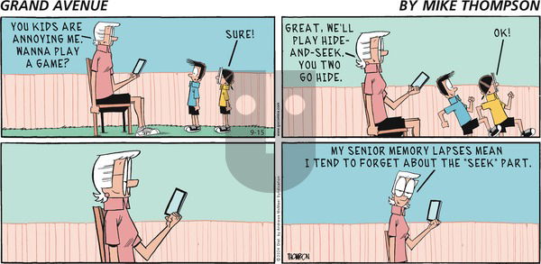 Grand Avenue - Sunday September 15, 2024 Comic Strip