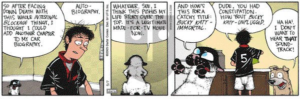 Get Fuzzy on Saturday May 7, 2005 Comic Strip