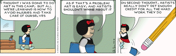 Nancy on Monday August 6, 2018 Comic Strip