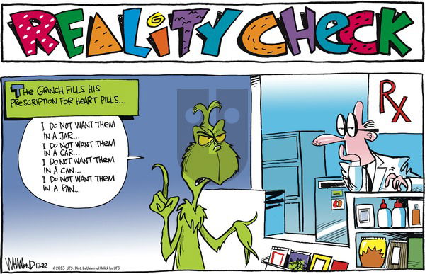 Reality Check on Sunday December 22, 2013 Comic Strip