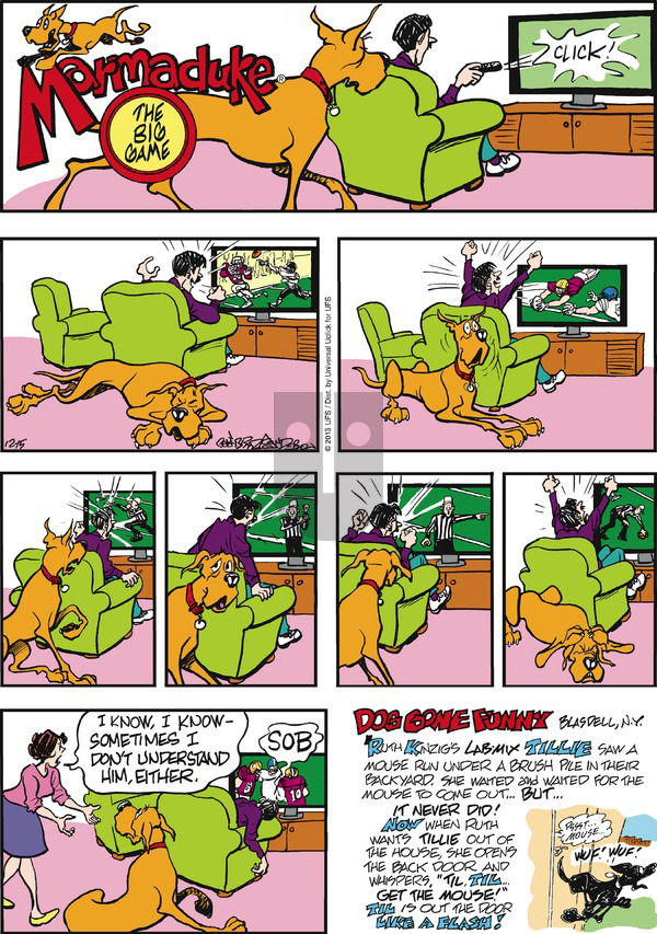 Marmaduke on Sunday December 15, 2013 Comic Strip