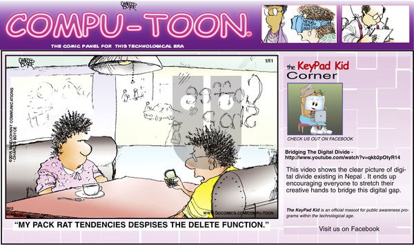 Compu-toon on Sunday January 11, 2015 Comic Strip