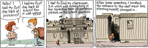 Cul de Sac on Thursday September 11, 2014 Comic Strip
