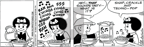 Nancy on Thursday November 30, 2000 Comic Strip