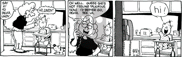 Luann on Wednesday April 24, 1991 Comic Strip