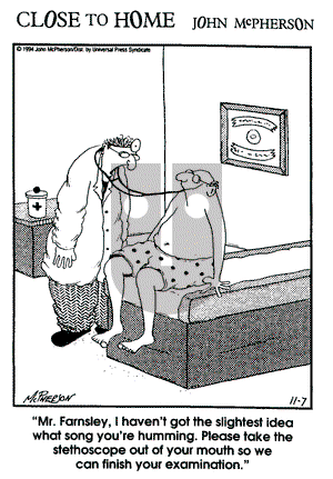 Close to Home on Monday November 7, 1994 Comic Strip