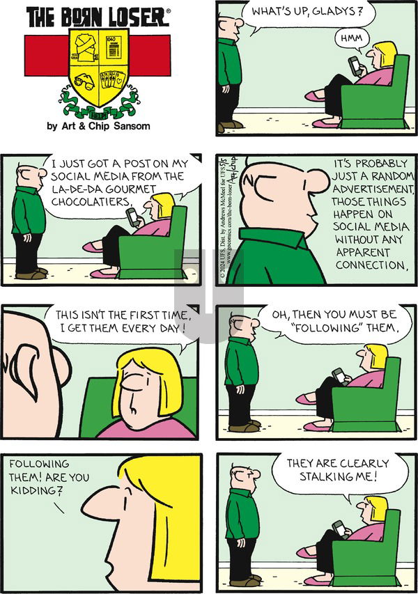 The Born Loser on Sunday May 5, 2024 Comic Strip